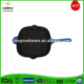 Neuer quadratischer BBQ-Schwarzes Roheisen-Bratpfanne-Grill Pan